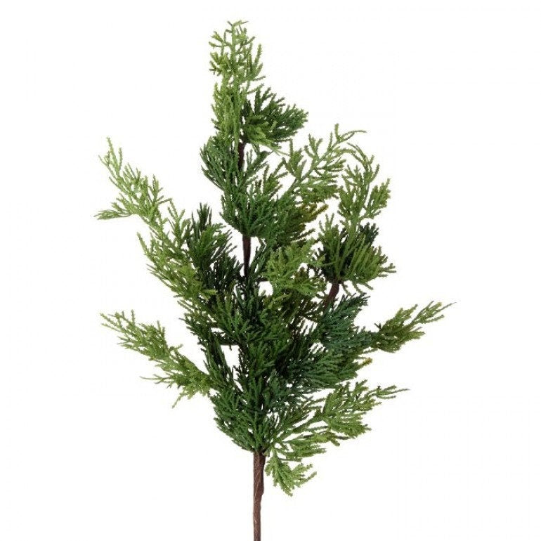 Cedar Branch Spray, Wreath Christmas Tree Picks, Wreath Embellishments, Christmas, Craft Supply, Floral Pick