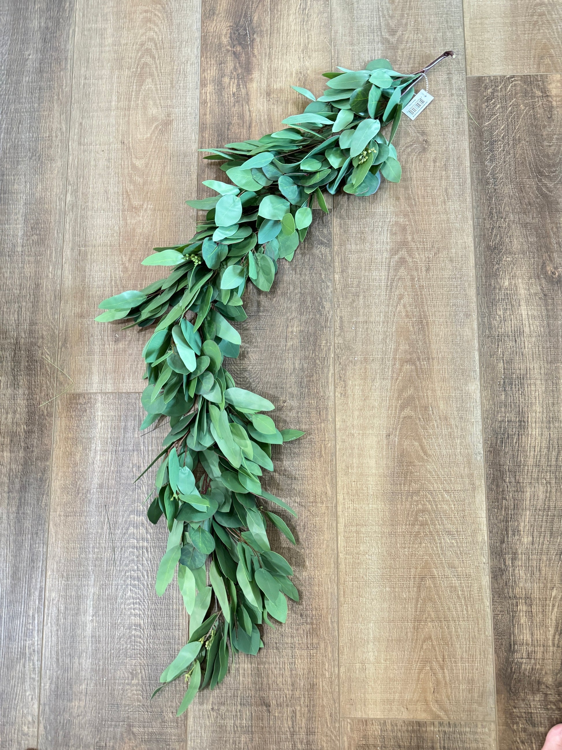 Eucalyptus Leaf Garland, Greenery, Floral Supplies, Wreath Greenery, Luxury Quality Garland, Home Decor Mantle Garland