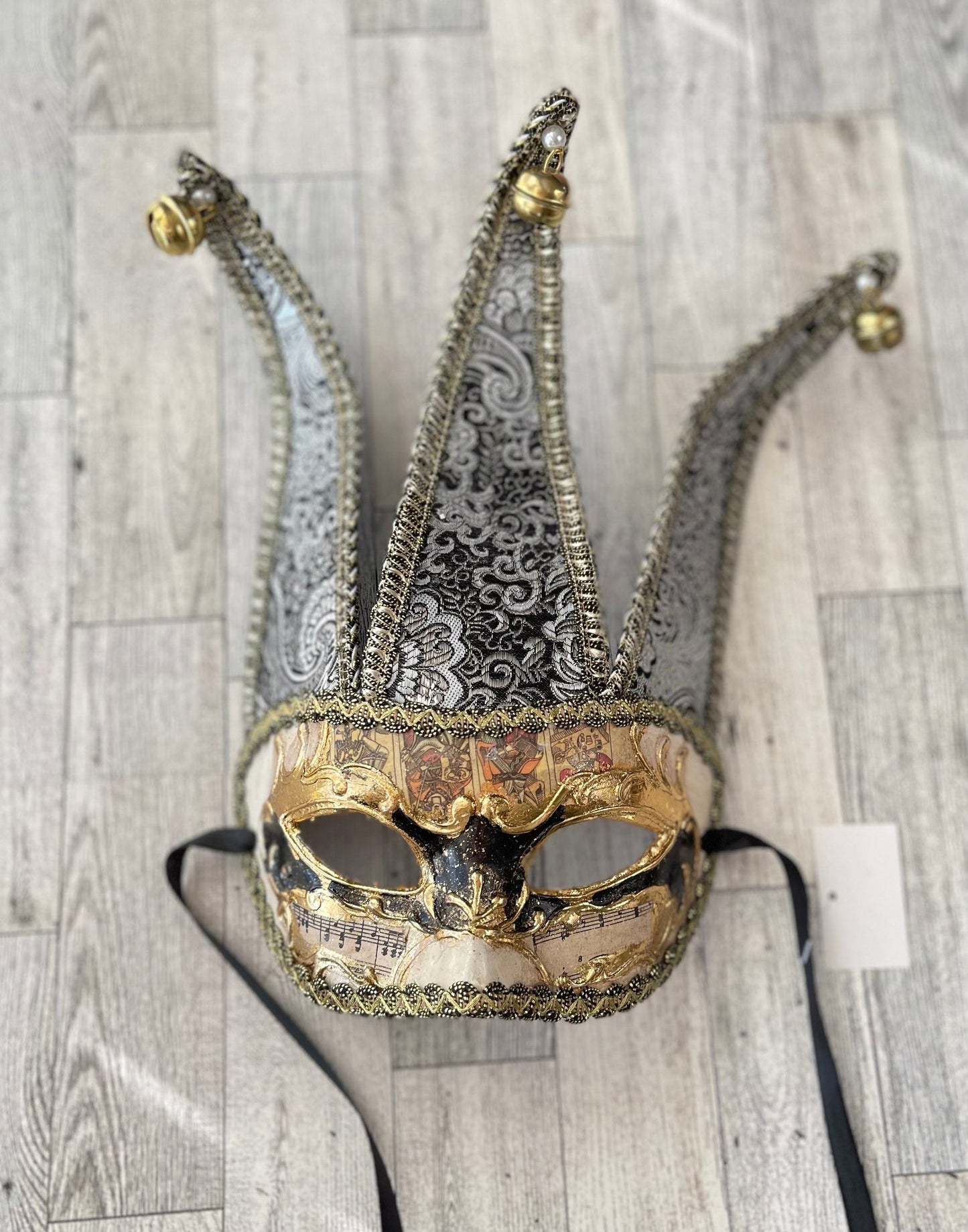 Mardi Gras Mask, Mardi Gras Wreath Attachment, Masquerade Mask, New Years Eve Decor, Party Decor