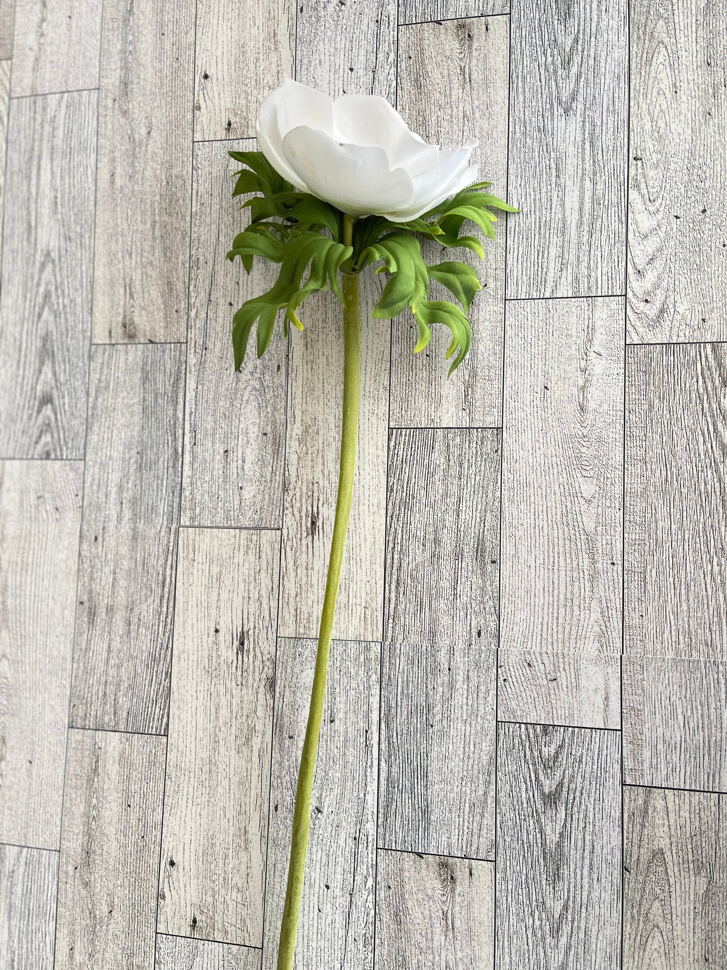 White Anemone Floral Pick, Natural Touch Floral, Greenery, Floral Supplies, Wreath Greenery, Floral Greenery, Spray