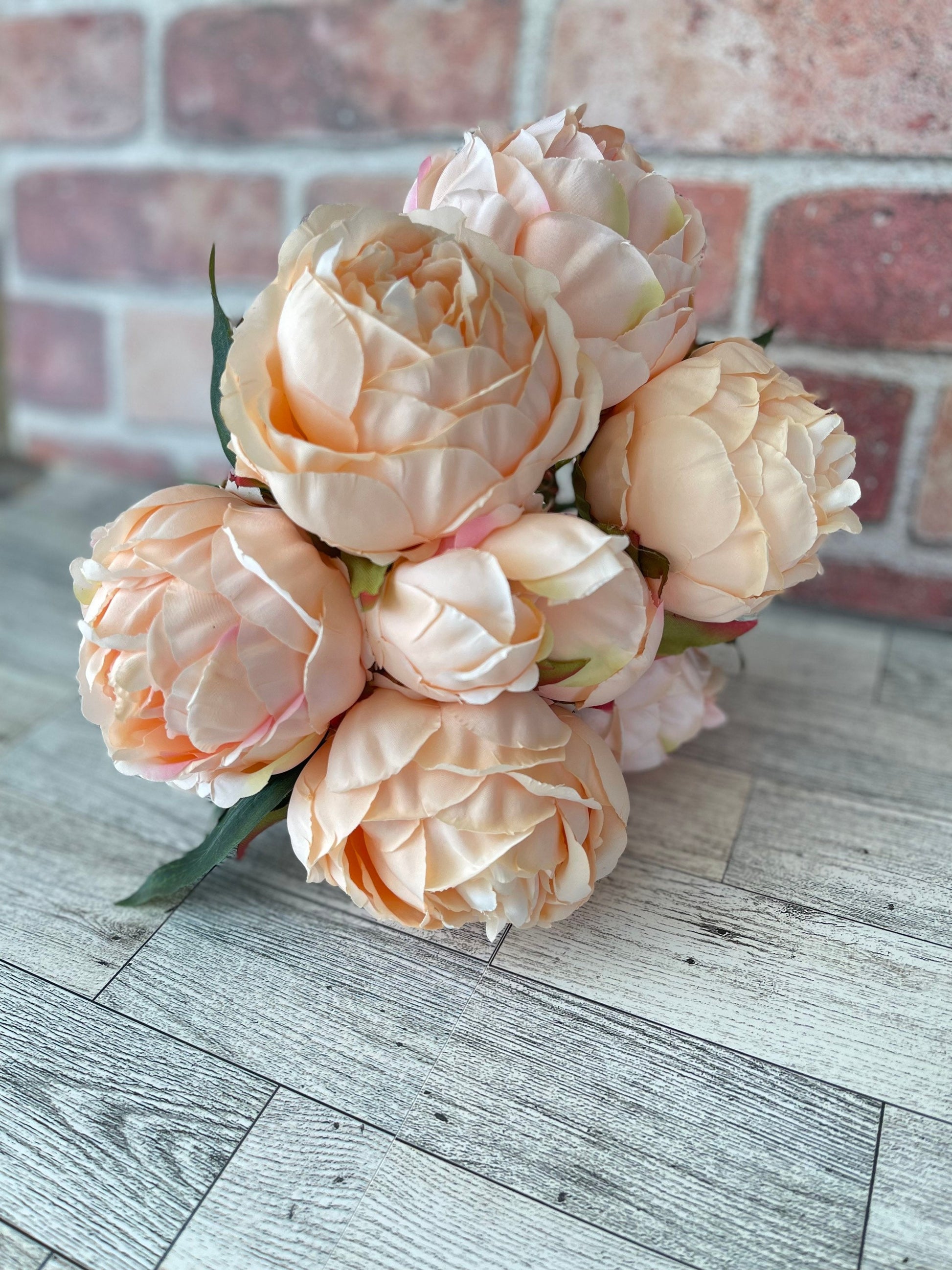 Regency Coral Peony Floral Bunch, Greenery, Floral Supplies, Wreath Greenery, Floral Greenery, Picks, Craft Supply, Decor