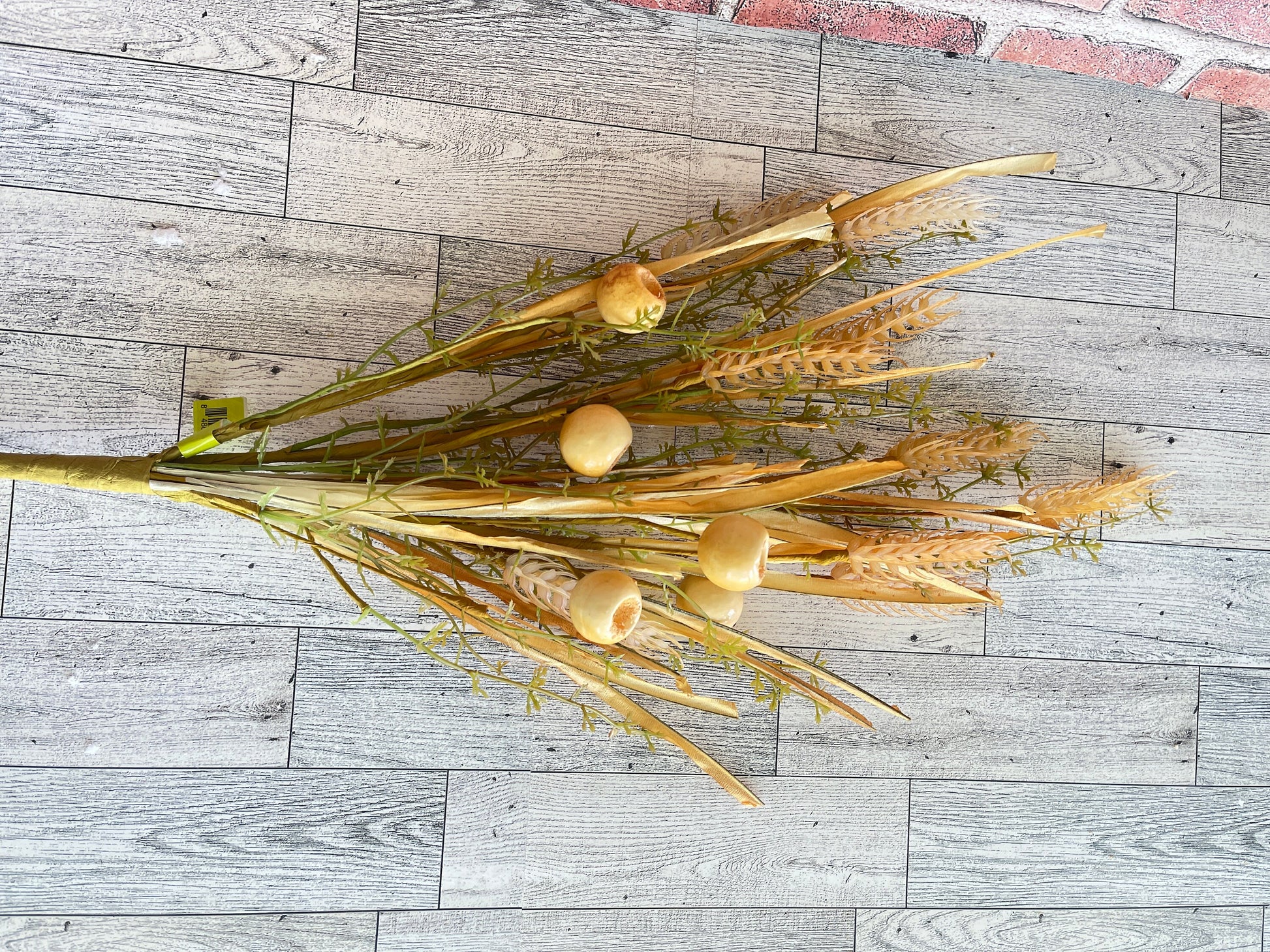 Beige Fern Greenery Bunch, Fall Greenery, Floral Supplies, Wreath Greenery, Floral Greenery, Picks, Craft Supply, Beige Flower Spray