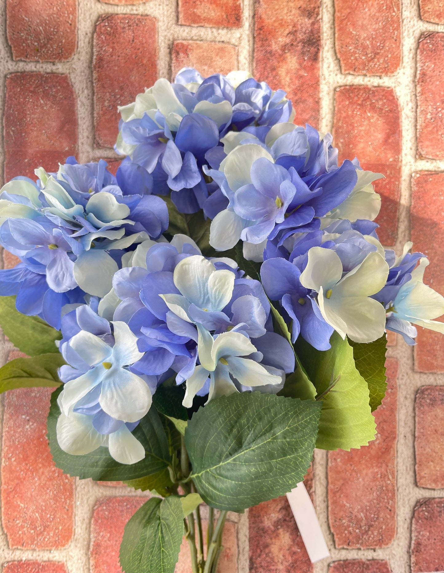 Blue Hydrangea Floral Bunch, Greenery, Floral Supplies, Wreath Greenery, Floral Greenery, Picks, Craft Supply, Home Decor