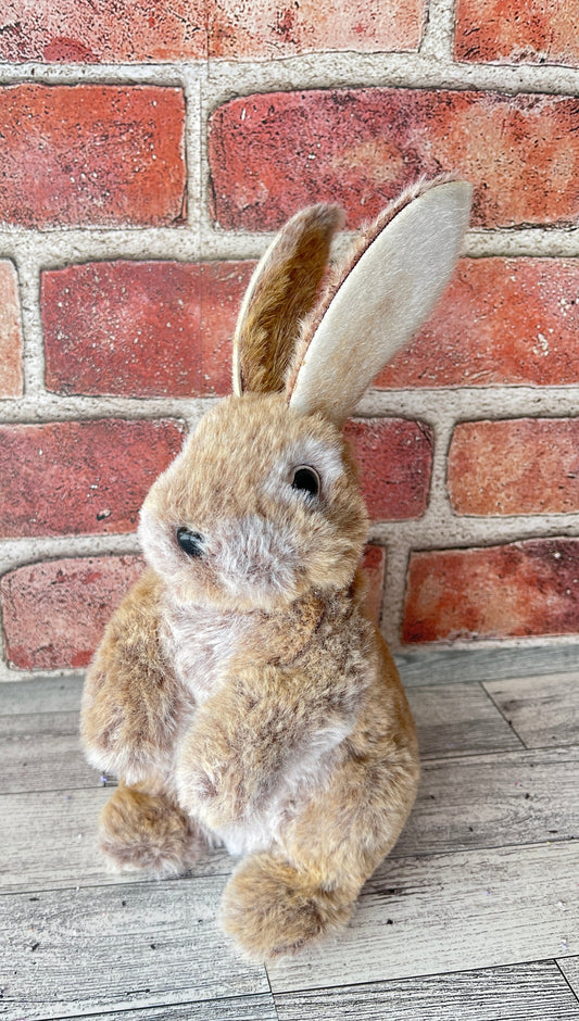 Faux Fur Bunny Rabbits, Bunny Wreath Attachment, Easter Bunny, Easter Decor, craft supply, spring home decor