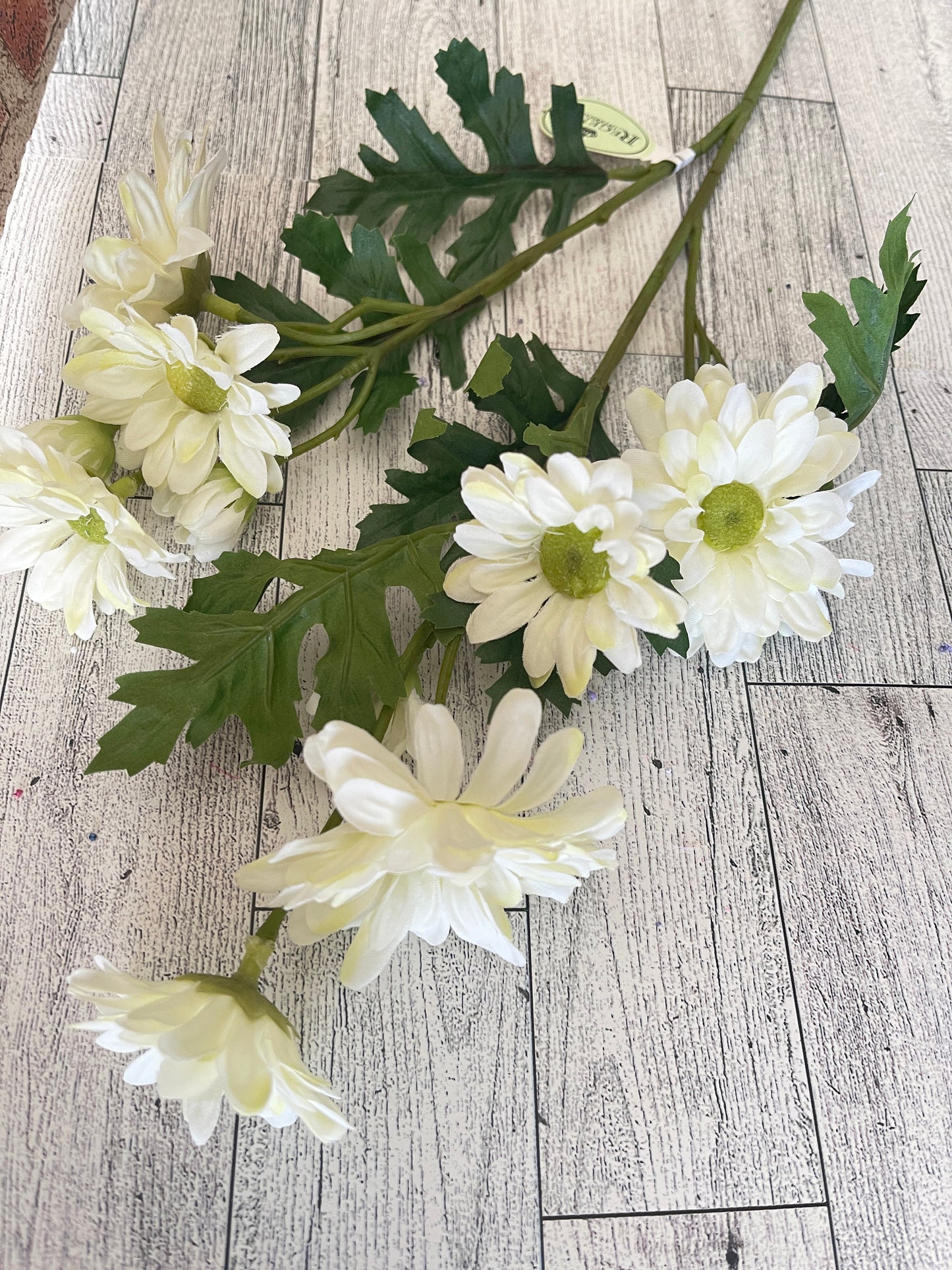 White Daisy Floral Bunch, Greenery, Spring Floral Supplies, Wreath Greenery, Floral Greenery, Picks, Craft Supply, Decor